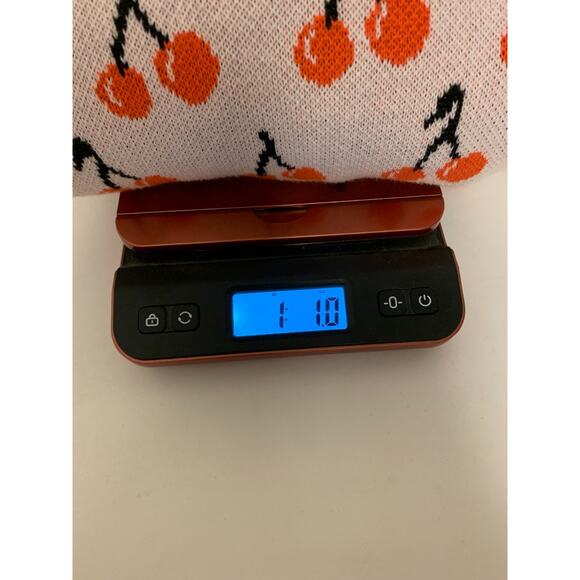 Womens Sweater Pink Cherry Print Boho Unique Short Sleeves Causal Size L/XL(est) - Picture 6 of 7